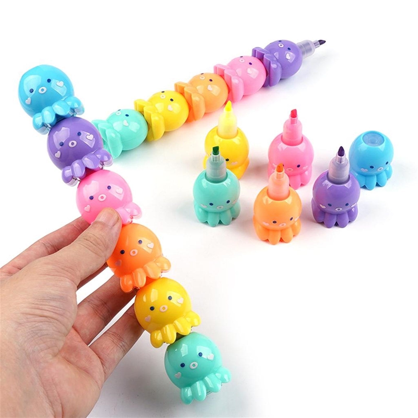 Cute Colorful Markers - Bear - Octopus - 2 Styles from Apollo Box