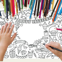 BIRTHDAY COLORING PAGE