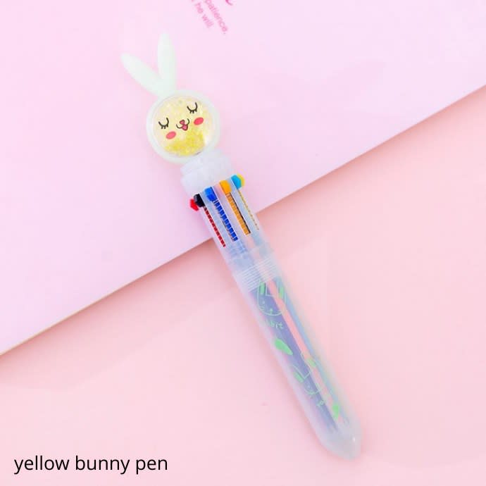 Multicolor Unicorn & Bunny Pens