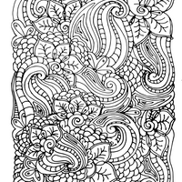 Spring  - Coloring page